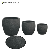 Vases et pots à fleurs modernes en fibre de verre légers et durables pour l'extérieur et le jardin (vente en gros)
