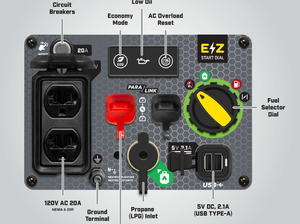 Générateur d'essence 2000W 3kW 4 temps, portable, silencieux, léger, pour le camping - Product Image 3