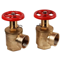 Prix usine 2.5 pouces équipement de lutte contre l'incendie accessoire vanne de tuyau d'angle 16bar échelle équipement de lutte contre l'incendie accessoire