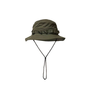Nouvelle tendance haute qualité coton hommes randonnée en plein air Camping pêche seau chapeau avec cordes latérales - Product Image 4