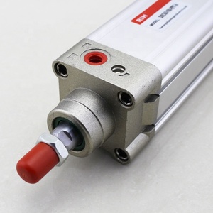 <span class=keywords><strong>Pompe</strong></span> de cylindre pneumatique standard à double effet de type couvercle carré Nouveau produit Pompes hydrauliques en aluminium fournies ISO6431 1mpa - Product Image 3