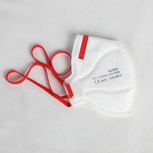 Komfortabel gestalteter Kopfgurt CE-geprüft EN149 FFP3 NR D Gesichts maske mit flachem Muster und Ausatem ventil - Product Image 3