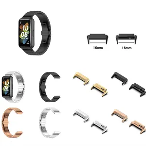 New Arrival MIM 316L Stainless Steel Watch Band Adapter For Huawei Band 7 Strap Metal Connector