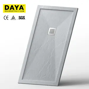 Easy Installation Shower Base Slate Surface Shower Wall Panel Shower Tray Base For Bathroom