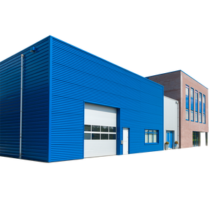 Dayanıklı hava koşullarına dayanıklı kolay montaj prefabrik çelik yapı tarım ahır 10000 Sqm atölye - Product Image 5