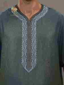 Robe de prière musulmane pour hommes du Moyen-Orient, mode arabe, plusieurs couleurs pour vous convenir - Product Image 5