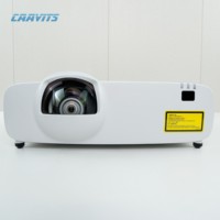 Projecteur vidéo laser 4K CAAVITS OEM 0.44 5000lm 3LCD à ultra courte focale pour auditorium, fabricant commercial