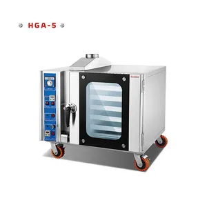 HGA-3 Besi Tahan Karat 5 Lapis 12 16 Nampan Oven Konveksi Udara Panas Roti Gas