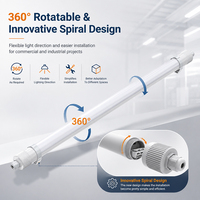 Luminaria LED Tubular Tri-Proof de 1.5m al por Mayor, con CCT Ajustable, Impermeable, para Importadores