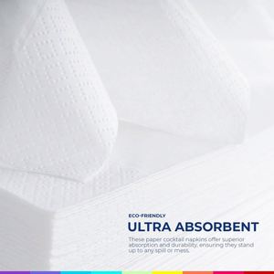 Personalized Custom With Logo Wholesale Eco-Friendly 2-Ply <b>Tissue</b> Paper Napkins Virgin Wood Pulp Serviettes De Tables - Product Image 5