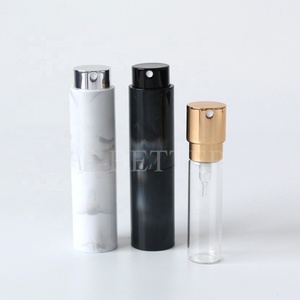 E-better Chai Xịt Nước Hoa Dạng Xoắn Bằng Đá Cẩm Thạch Màu Đen Tròn 15 Ml Chai Rỗng Đóng Gói - Product Image 6