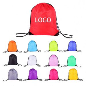 Hot Sale Wholesale Cheap Drawstring Backpacks Custom Promotional Drawstring Sack Pack <b>Bag</b> Polyester Sports Draw <b>String</b> <b>Bags</b> - Product Image 1