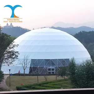 Event Tents Outdoor Factory Direct 20m Round Tent Inflatable Dome Tent Outdoor For Flower Shows Event