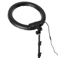 Kit d'éclairage annulaire 18 "55W 240 LEDS RL-18 caméra photographie lampe à intensité variable avec trépied