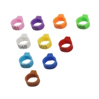 Bagues de patte de pigeon de 8 mm de diamètre intérieur, bagues à clip pour oiseaux et perroquets, bagues numérotées pour pattes de pigeon