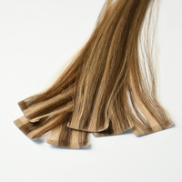 Extension de cheveux Remy à cuticules alignées avec bande Invisible, nouvelle technologie d'injection