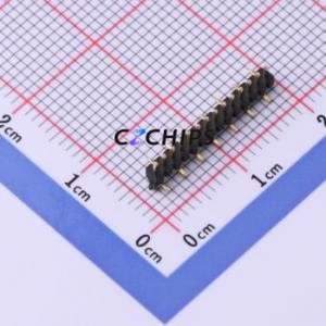 X1311WVS-14J-C18D42R2 Pin Header SMD,P=1.27mm Connector ( Pin Structure: 1x14P )( Pitch: 1.27mm )( Row Spacing: 1.27mm ) - Product Image 1