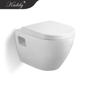 Sanindusa Sanibold Ensemble WC mural en céramique blanc Sanitaires Toilettes - Product Image 1