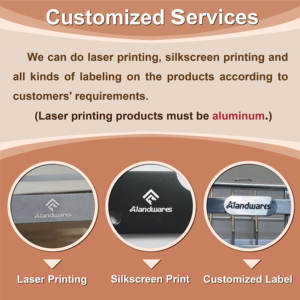 وحدة تخزين متعددة الوظائف بتصميم عصري راقٍ مكونة من 6 طبقات زجاجية، خزانة جانبية طويلة للمطبخ وملحقاته - Product Image 5