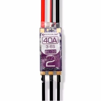 FLYCOLOR-Contrôleur de vitesse Francy2 Brushless ESC 20A 30A 40A 50A BLHELI-32 BL32 3-6S 5V/3A 12V/2A pour avion RC