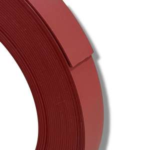 Bandas de borde de <span class=keywords><strong>Color</strong></span> liso 1,0*22mm cinta de ajuste de bandas de borde de <span class=keywords><strong>PVC</strong></span> rojo tiras de plástico flexibles para accesorios de muebles - Product Image 2