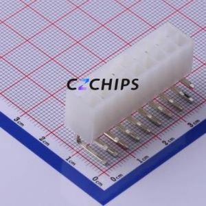 C4255WR-2X09P Wire-to-Board Pin Header Bent Lead Through Hole,P=4.2mm Connector 2x9P 4.2mm Right Angle Insert 18P - Product Image 1