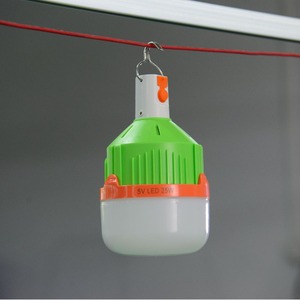 Có thể sạc lại dẫn ánh sáng khẩn cấp bóng đèn với USB 5V sạc 9W đến 50W Đèn khẩn cấp 3 chế độ chiếu sáng ngoài trời khẩn cấp bóng đèn - Product Image 5