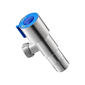 Robinet d'angle fiable en acier inoxydable chromé pour eau froide pour évier - Product Image 2
