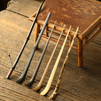 Cuillère à thé en bambou faite à la main de style japonais et chinois, cuillère à portionner, cuillère à diviser, accessoires pour le thé