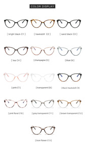 Monturas de <span class=keywords><strong>gafas</strong></span> ópticas ojo de gato para <span class=keywords><strong>mujer</strong></span>, <span class=keywords><strong>gafas</strong></span> de Material TR90 para <span class=keywords><strong>mujer</strong></span> - Product Image 4