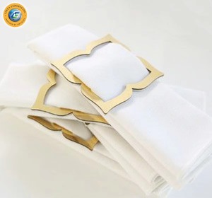 Support de serviette en laiton en forme de bois de cerf, décoration de table pour la salle à manger, mariages et fêtes, disponible à la vente en gros - Product Image 2