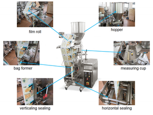 Chất Lượng Tốt Nhà Máy Giá Tự Động 30 Gam 50 Gam 100 Gam 150 Gam Bỏng Ngô Bao Bì/Khoai Tây Chiên Máy Đóng Gói Trong Kinh Doanh - Product Image 3