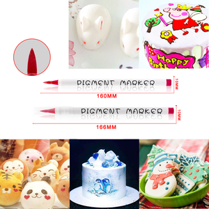 Penna Colorante Alimentare, Pennarelli per Decorazione Torte e Cupcake con Colori Commestibili per Scrivere Messaggi e Disegnare - Product Image 2