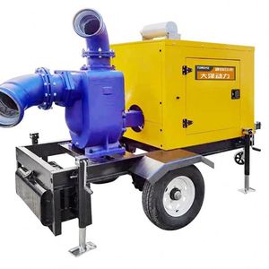 Camion-pompe mobile auto-amorçante à haute pression avec moteur diesel multicylindre à grand débit, type ouvert et châssis ouvert - Product Image 4