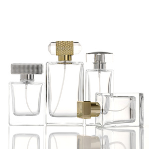 Bao bì mỹ phẩm chai nước hoa thủy tinh rỗng với Máy bơm phun và in màn hình trong suốt - Product Image 4