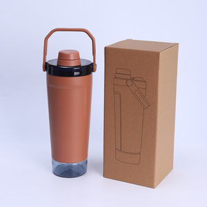 Set de Regalo de Botella Deportiva con Aislamiento al Vacío de Acero Inoxidable 304, con Tazas Pequeñas para Senderismo y Ejercicio - Product Image 4