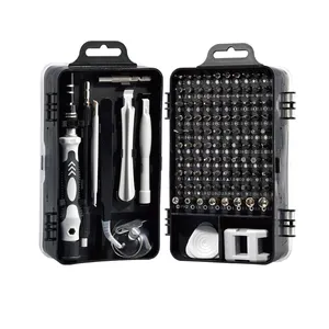 115 In 1 Screwdriver Set Repair Tool Kit Magnetic Screwdriver Bit Kit Multi-Function Stainless Steel Repair Household Tools