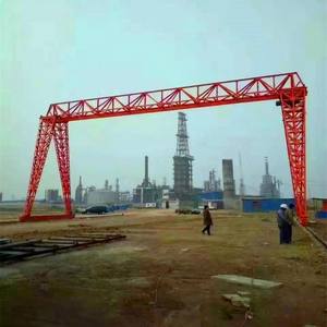 Grúa de pórtico industrial con gancho de viga de control remoto eléctrico montado movible para interior y exterior de almacén - Product Image 3