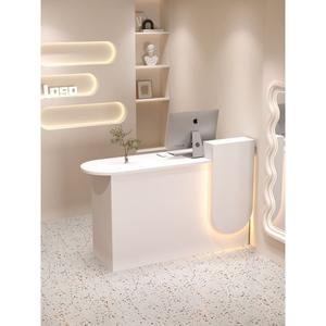 Caja Registradora <span class=keywords><strong>de</strong></span> madera y Metal con pintura pequeña minimalista moderna, salón <span class=keywords><strong>de</strong></span> belleza, Bar, recepción, escritorio frontal <span class=keywords><strong>de</strong></span> Color personalizado - Product Image 1