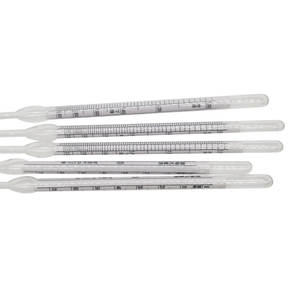 Hydromètre liquide de type verre Accessoires d'équipement de fermentation de bière Brasserie artisanale Barware Mètres de brassage à domicile Hydromètre de bière - Product Image 3