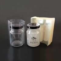 Bandes de rétrécissement de cou transparentes en PVC PET personnalisées bocaux de manchon film d'étanchéité de bouchon perforé pour bouteilles rétractables