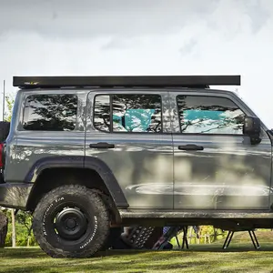 Phụ kiện xe SUV địa hình 4x4 4WD, mái che xe bằng vải PVC chống thấm, lều mui xe tự thu gọn, mái che bên hông xe cho cắm trại ngoài trời - Product Image 6