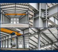 Fournisseur chinois de structures en acier de premier plan, construction personnalisée d'entrepôts préfabriqués en acier, ateliers, bâtiments industriels, projets de construction industrielle