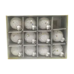 glass Christmas Ball Hanging Decorations Tree Ornaments Holiday New Year Christmas Items Supplier