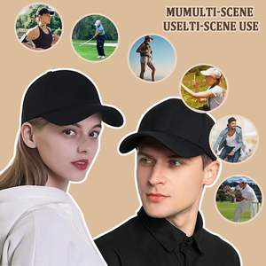 OEM Custom <b>Black</b> Corduroy <b>Baseball</b> <b>Cap</b> 6-Panel Two-Tone Dad Hat with Embroidered Logo and Plain Curved Brim Sporty Style - Product Image 6