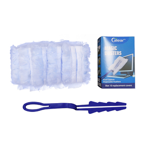 Recharge de balai télescopique jetable en microfibre électrostatique non tissée, portable, multi-usages, pour la maison et la voiture, en PP rétractable - Product Image 3