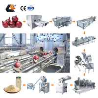 Industriële uienpeller op grote schaal, uien snijmachine, knoflookpoedermachine, gember- en uienpoeder productielijn