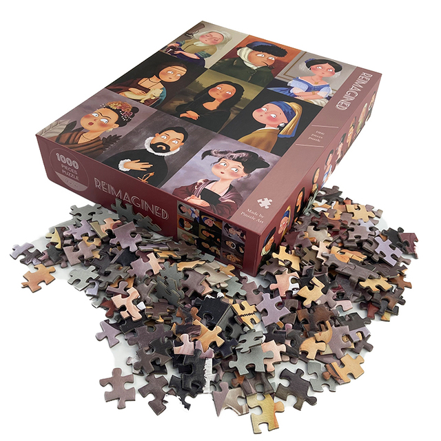 Wholesale Jigsaw Puzzles Manufacturers Pinzzle Art Custom Printing Adult Puzzle 1000 Pieces Paper Jigsaw Puzzles