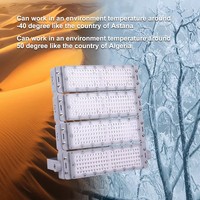 Projecteur LED modulaire pour stade 100W 1200W, éclairage sportif extérieur étanche IP65, haute luminosité
