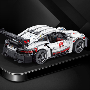 Set di Costruzioni MOC Auto Sportiva 911 Telecomandata, 1100 Pezzi, Giocattolo per Bambini - Product Image 5